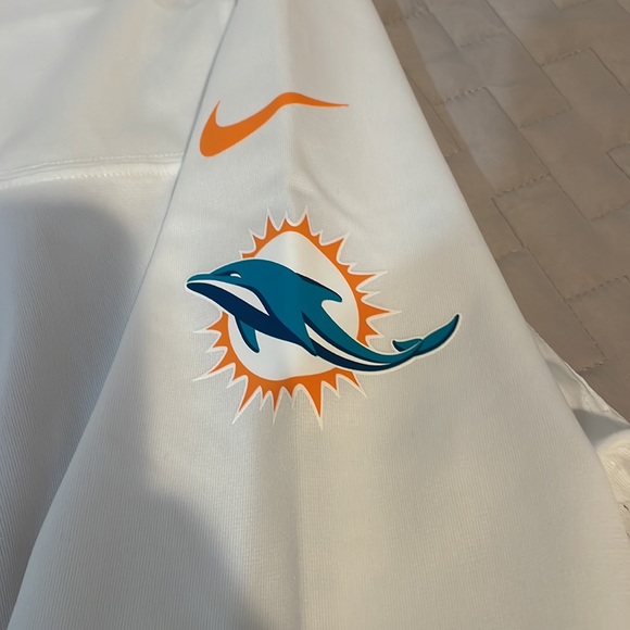 Miami Dolphins nike jersey white with orange /turquoise Bob Griese #12 On Field - Picture 7 of 10